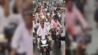 दशरथ मांझी की याद में चतरा से निकली बाइक रैली, भारत रत्न देने की उठी मांग