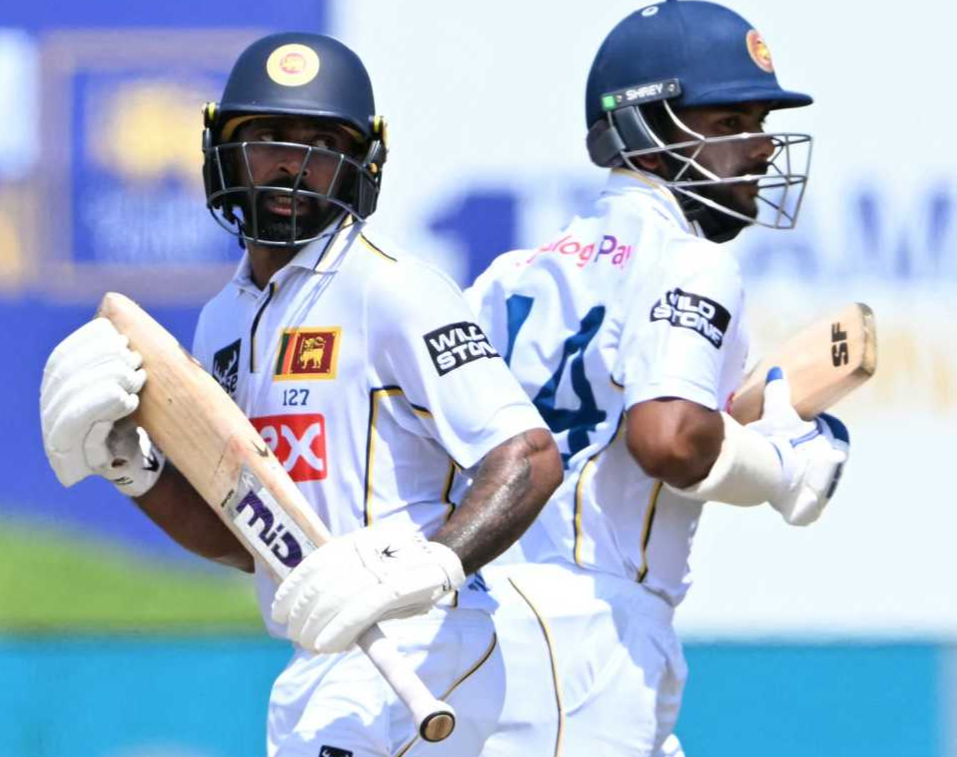 Niroshan Dickwella and Sonal Dinusha resisted India's attack, Sri Lanka vs India, 1st Test, Galle, 3rd day, August 17, 2026