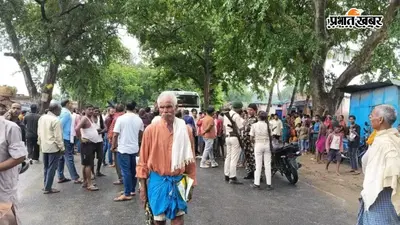 नवादा में तेज रफ्तार ट्रक ने बाइक सवार युवक को कुचला, मौत के बाद तीन घंटे तक जाम रहा एनएच-20