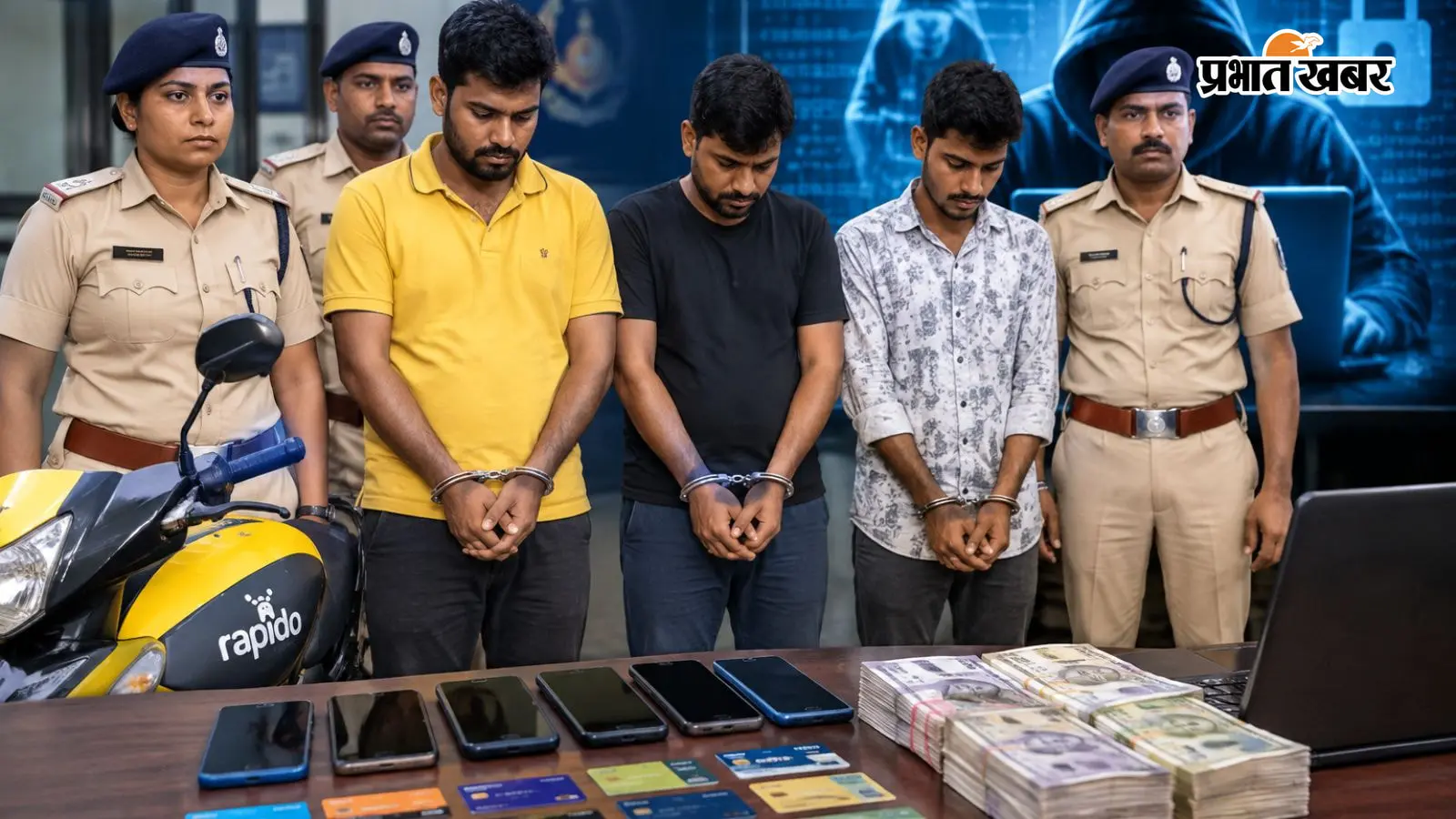 बैंक अकाउंट किराये पर देकर 25 करोड़ का लेन-देन, पटना साइबर पुलिस ने रैपिडो चालक समेत 3 को किया गिरफ्तार