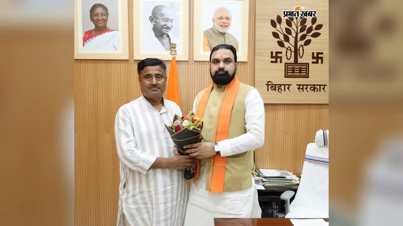 कांटी विधायक अजीत कुमार ने मुख्यमंत्री से मिलकर नहरों और चीनी मिल का मुद्दा उठाया