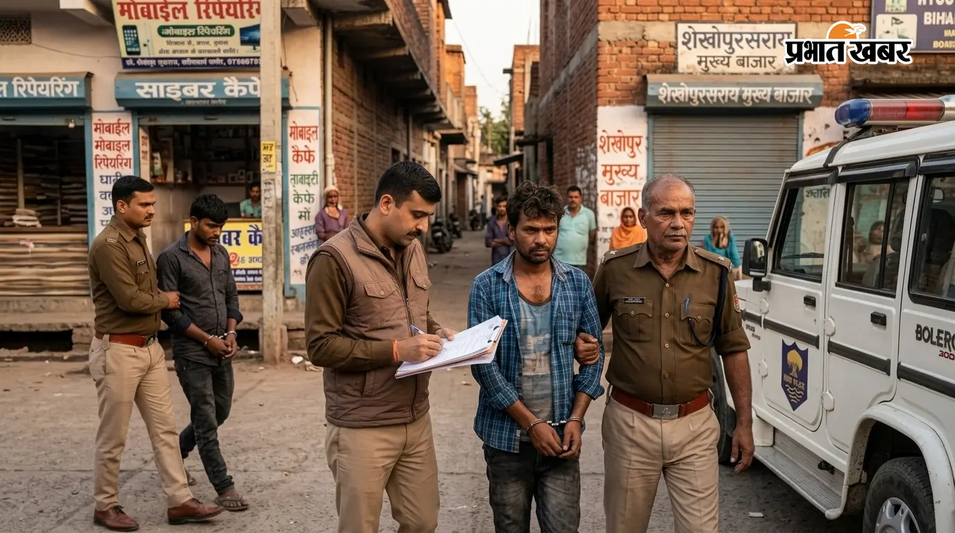 KBC के नाम पर देशभर में साइबर ठगी, शेखोपुरसराय में अंतरराज्यीय गिरोह का शातिर गिरफ्तार
