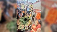 झाड़ेश्वर और पहाड़ेश्वर धाम में हजारों कांवरियों ने किया जलाभिषेक