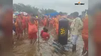 कांवरियों के लिए ''कूलिंग प्वाइंट'' बनी गोड़ियारी नदी, जल-क्रीड़ा से मिट रही थकान, स्नान से हो रहे तरोताजा