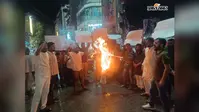 मंत्री के कथित बयान पर किशनगंज में बवाल, गांधी चौक पर युवाओं ने फूंका पुतला
