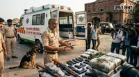 जिंदगी बचाने वाली एंबुलेंस बनी अपराध की ढाल: सायरन की आड़ में हथियार और गांजा तस्करी का बड़ा पर्दाफाश