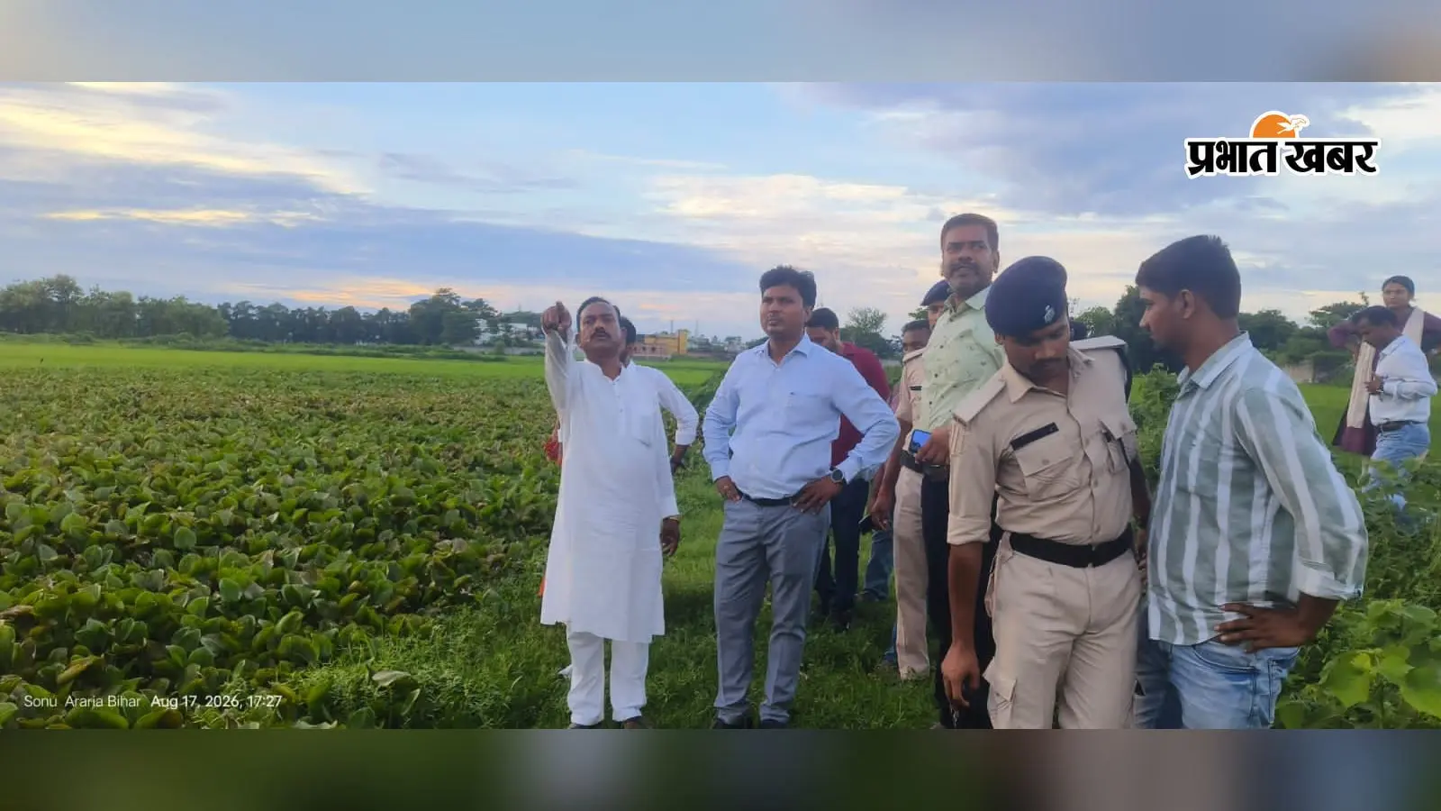 फारबिसगंज में जल निकासी की नई योजना की तैयारी, प्रशासन ने शुरू किया स्थल निरीक्षण