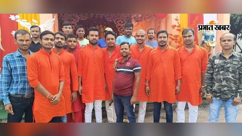 कसमार के दांतू में गणेश महोत्सव की तैयारी शुरू, झांकी व रोड शो के साथ निकलेगी विसर्जन यात्रा