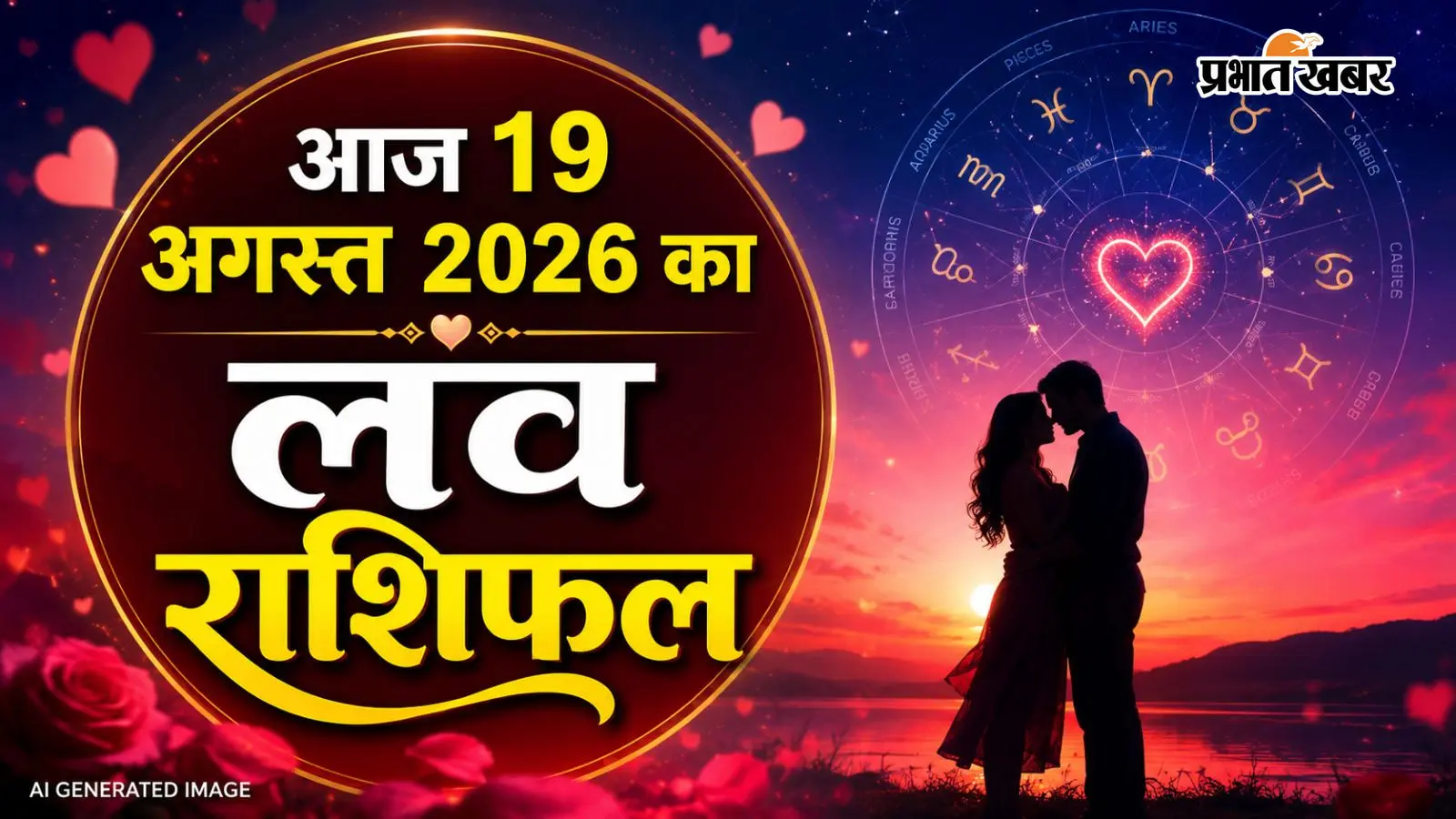 आज 19 अगस्त का लव राशिफल: प्यार का खौफनाक मोड़ या रोमांस की बहार? जानिए आज की 12 राशियों का लव प्रेडिक्शन
