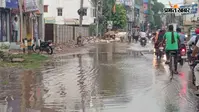 आरा में सड़क-नाला निर्माण का तालमेल बिगड़ा, जलजमाव से लोग परेशान, करोड़ों के काम पर उठे सवाल