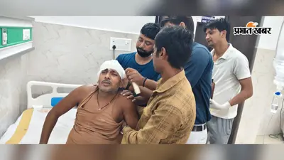 छातापुर में दूसरी मंजिल से गिरा ऑक्सीजन सिलेंडर, राजमिस्त्री के सिर पर लगा; हालत गंभीर