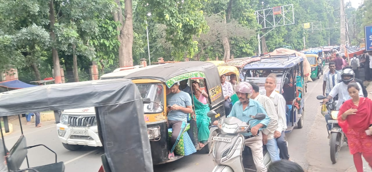फंसे वाहन 