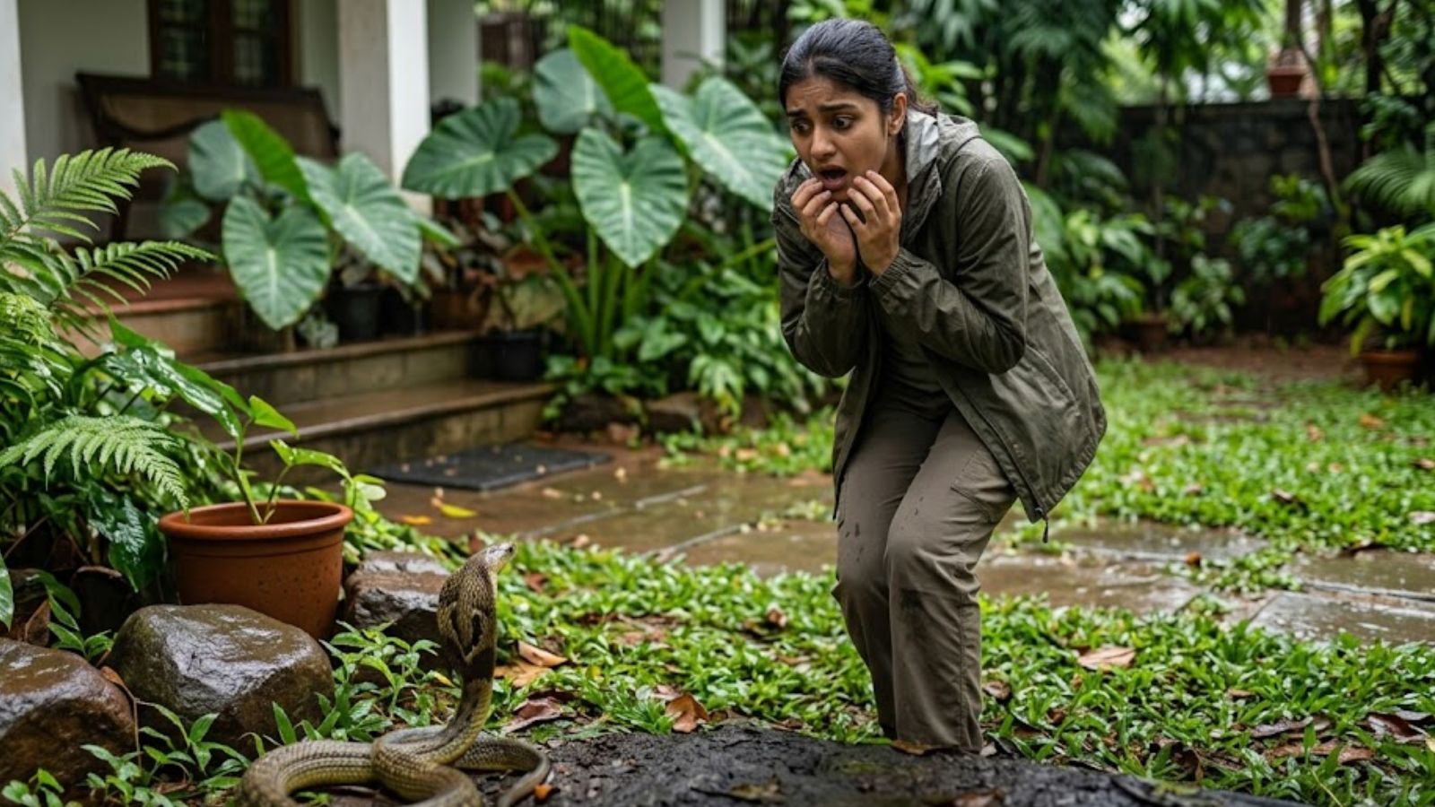 Snake Safety Tips in Monsoon, PC - AI