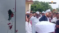 गया जी में ध्वजारोहण के दौरान जमीन पर गिरा तिरंगा, झंडे के बिना ही राष्ट्रगान गाते रहे लोग; वीडियो वायरल
