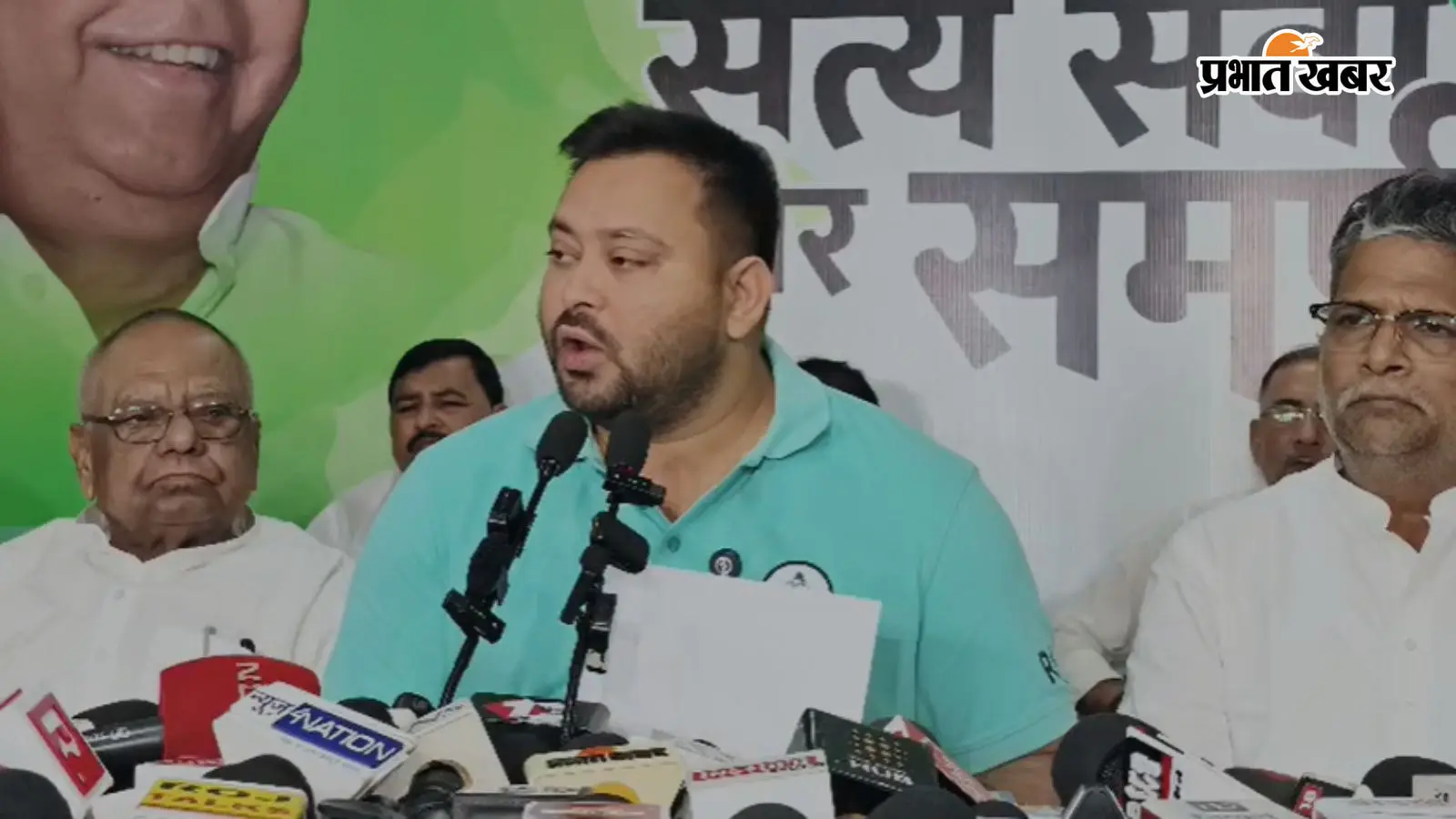 तेजस्वी यादव का सरकार पर हमला, बोले- पेपरलीक पर जवाबदेही तय हो, AK-47 चलाने का आदेश देने वालों को सस्पेंड करें