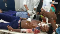 पिकअप वैन की टक्कर से बाइक सवार दो छात्र घायल, धनबाद रेफर
