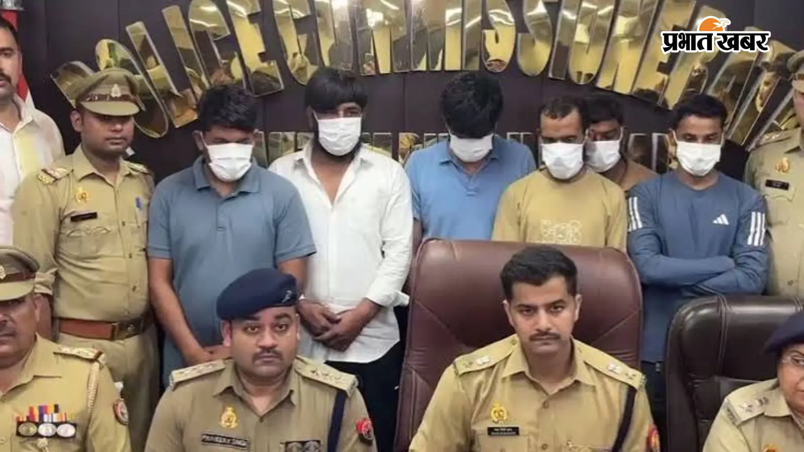 नोएडा लॉ फर्म में 1.48 करोड़ की चोरी का खुलासा, छह आरोपी गिरफ्तार, नकदी और ऑरा कार बरामद