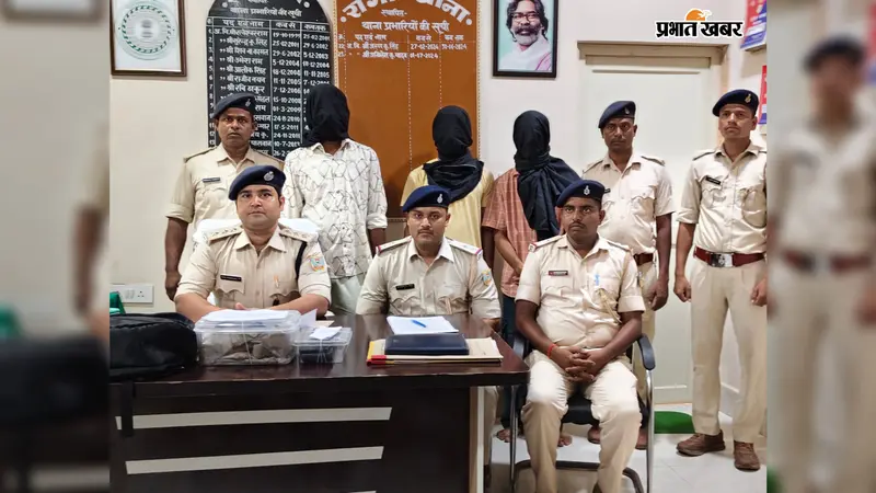 सफेद स्कॉर्पियो में छिपा था नशे का काला कारोबार! बंगाल से झारखंड-बिहार तक नेटवर्क, 1 किलो 3 ग्राम ब्राउन शुगर के साथ 3 तस्कर धराए