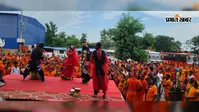 विधायक सोनू सिंह के नेतृत्व में निकला 15 बस और गूंजता रहा बोलबम, रोहतास से बाबा बैद्यनाथ धाम निकला 300 कांवरियों का जत्था