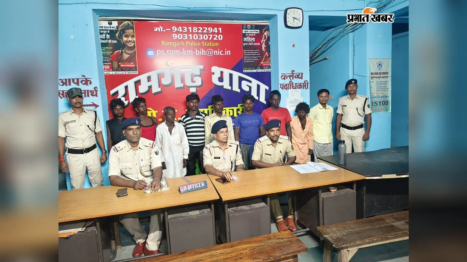 कैमूर: पुलिस टीम पर हमला कर चोरी के आरोपित को छुड़ाया, 12 गिरफ्तार; वाहन का शीशा तोड़ा, हथियार छीनने की कोशिश