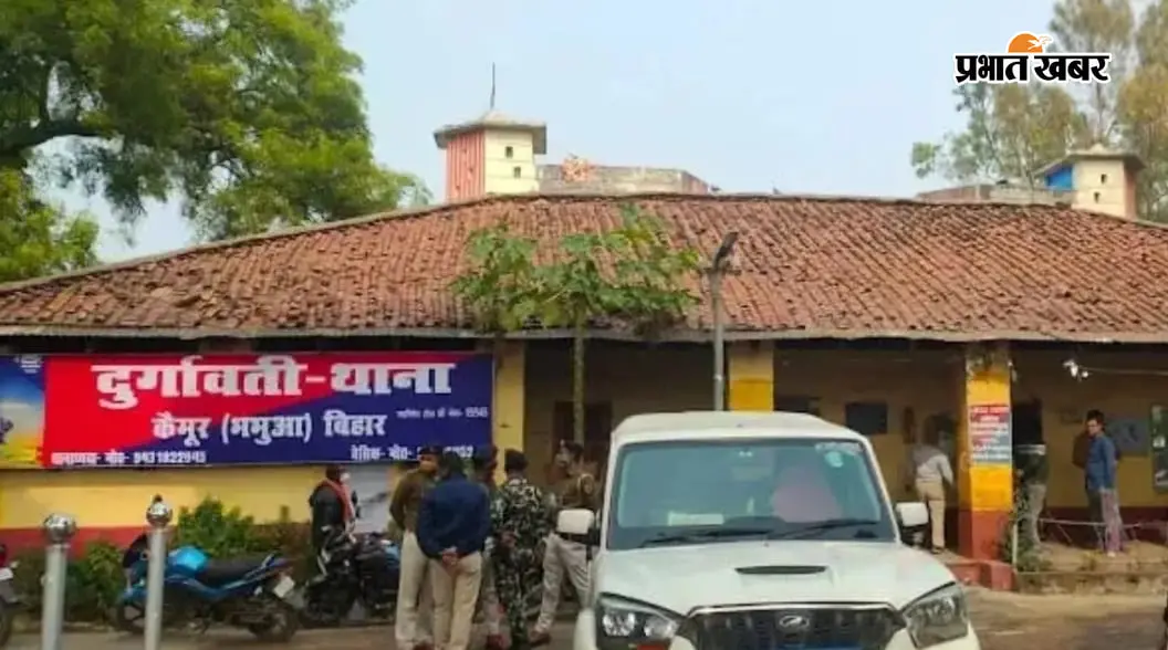 कैमूर : दुर्गावती में कंटेनर से 29 पाड़ा बरामद, दो पशु तस्कर गिरफ्तार, यूपी ले जा रहे थे मवेशी