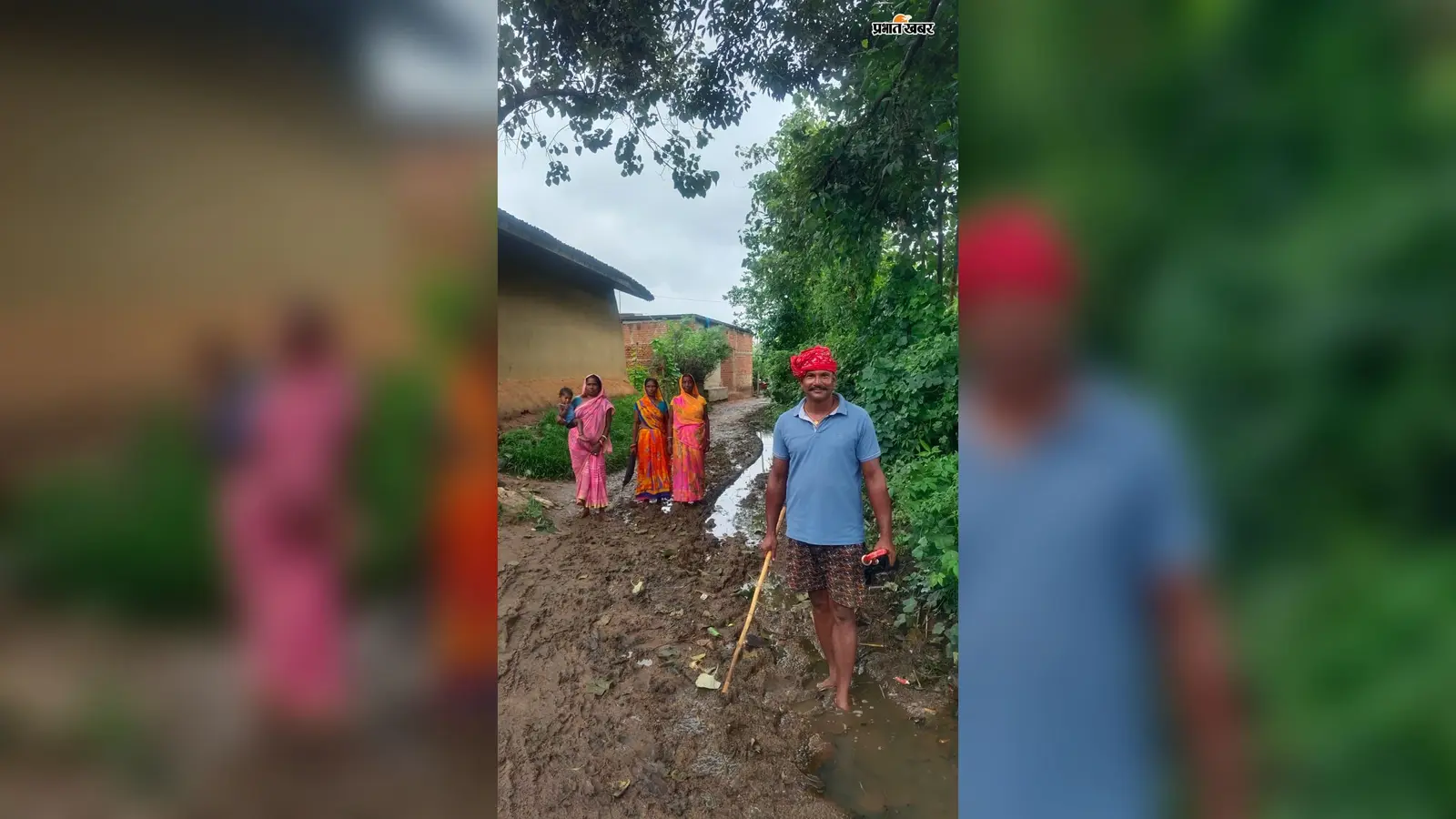 सालों से बदहाल सड़क, बारिश में भलशुम्भा-गौरीडीह का रास्ता बना मुसीबत : ग्रामीणों ने की जल्द निर्माण की मांग