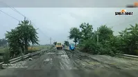 दो राज्यों के जोड़ने वाली छतरपुर-मड़वा-नौडीहा बाजार सड़क की स्थिति बदहाल