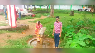 नंदीधाम में भक्तों की उमड़ी भीड़, खराब चापाकल ने बढ़ाई परेशानी