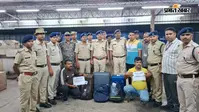 धनबाद स्टेशन से 43.94 किलो गांजा बरामद, दो युवक गिरफ्तार