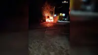 राजनगर में भीषण अग्निकांड, जनरल स्टोर व पान की दुकान में लगी आग, लाखों का सामान खाक, 1 घायल