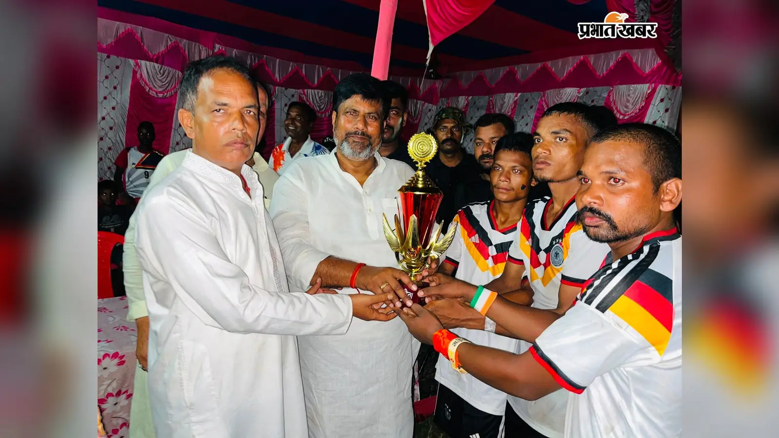 सहरसा में फुटबॉल का रोमांच, मरिया टोला ने 3 गोल से जीता फाइनल; नशामुक्त समाज का दिया गया संदेश