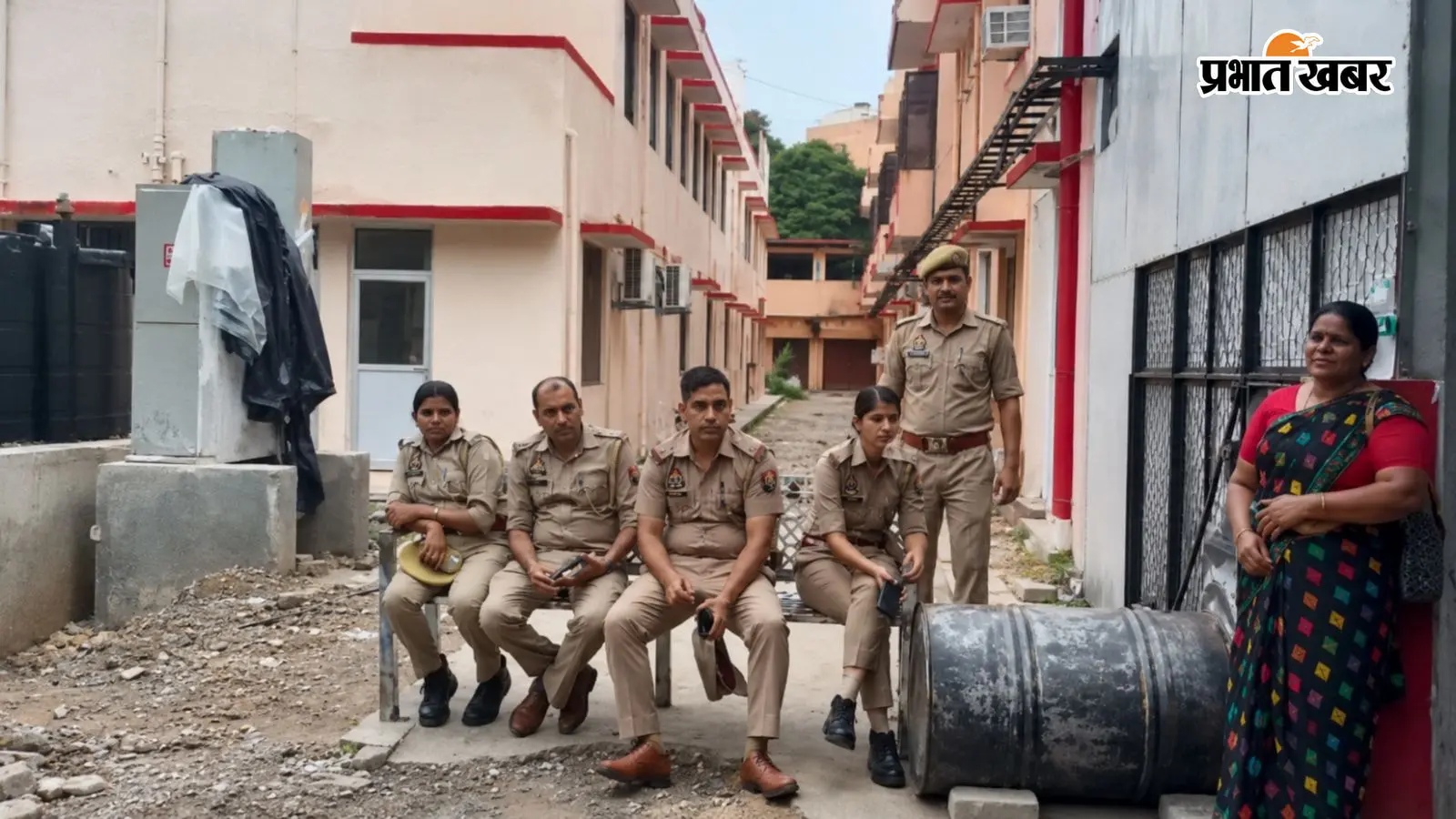 प्रेम प्रसंग के मामले में कानपुर के नौबस्ता थाने लाई पुलिस, युवक ने बाथरूम में पिया तेजाब
