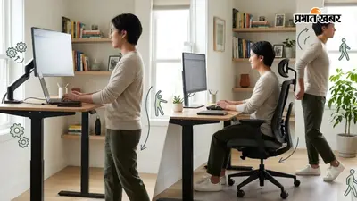 घंटों बैठने की आदत से परेशान? Standing Desk से ज्यादा असरदार है ये आसान तरीका