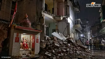 चमत्कार या दैवीय शक्ति... देवी मां के एक इशारे पर खाली किया 90 साल पुराना मकान, 2 घंटे बाद ही ढहा 4 मंजिला इमारत