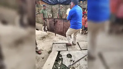 अमजोरा में फरार अभियुक्त के घर पहुंची पुलिस, कोर्ट के आदेश पर हुई कुर्की-जब्ती
