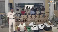 सुपौल के मेहासिमर में 2500 से अधिक शराब की बोतलें बरामद, कारोबारी गिरफ्तार