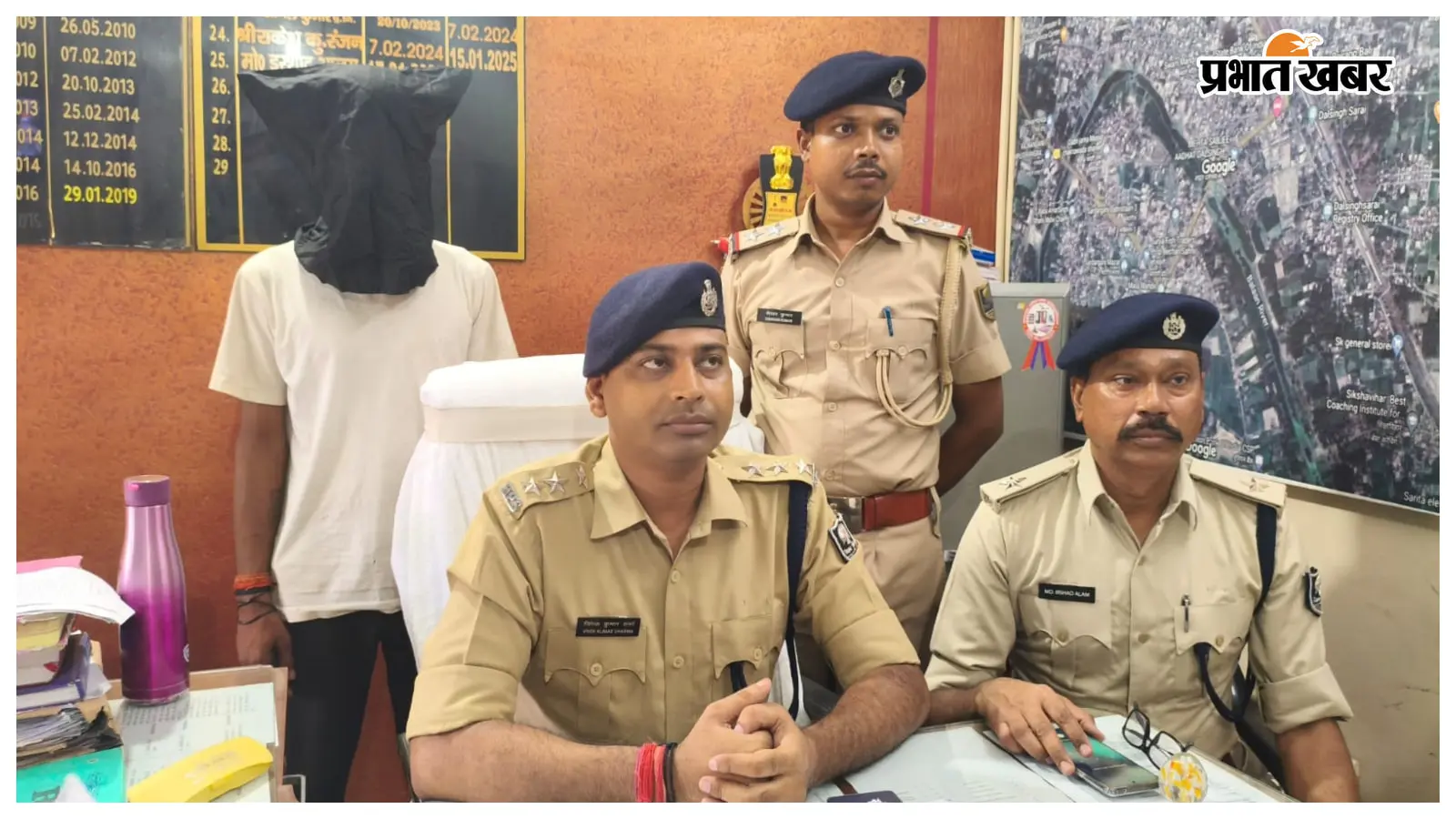 समस्तीपुर में पेट्रोल पंप के पास लूटकांड का खुलासा, लूटा गया मोबाइल बरामद और आरोपी अरेस्ट