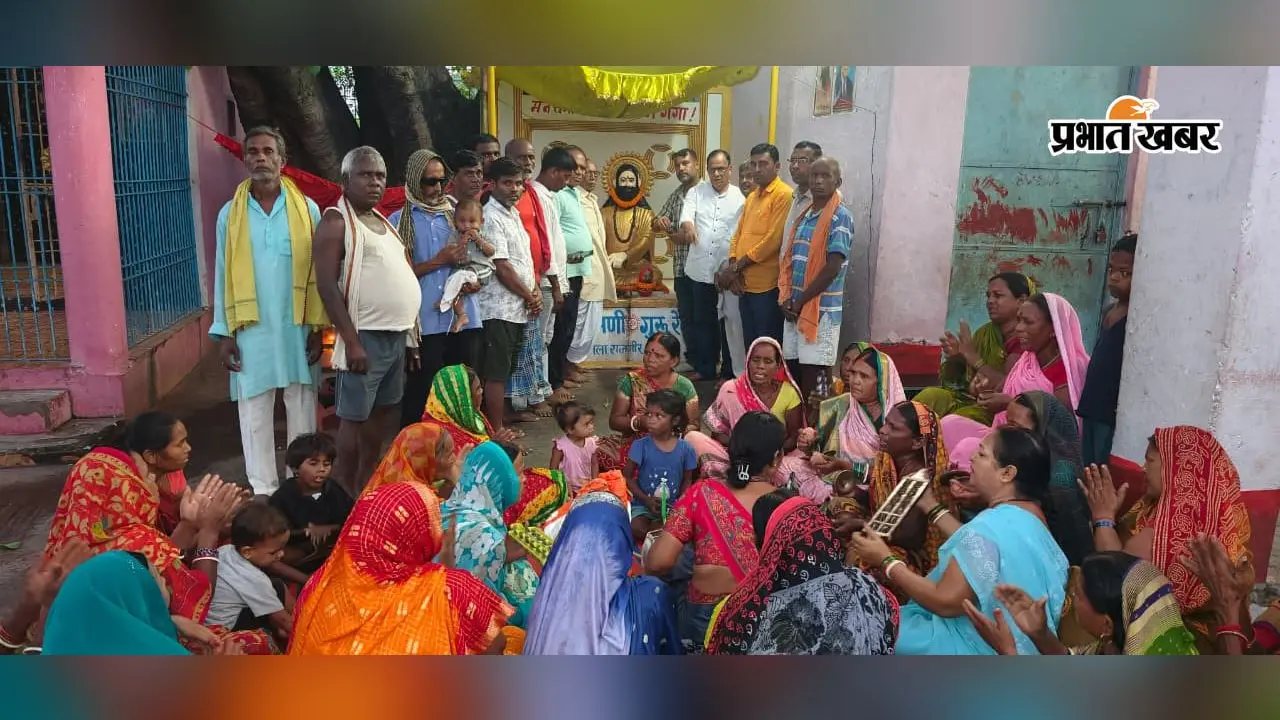 गांधी टोला पहुंची संत रविदास समरसता संकल्प अभियान की कलश यात्रा, विकास शिविरों से मिलेगा योजनाओं का लाभ