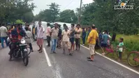 पालकोट में मोबाइल वेटनरी वाहन दुर्घटनाग्रस्त, चालक पर नशे में गाड़ी चलाने का आरोप; हादसे के बाद फरार