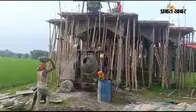 सामूहिक श्रमदान से आकार ले रहा राम मंदिर, ढलाई कार्य में उमड़ा ग्रामीणों का उत्साह