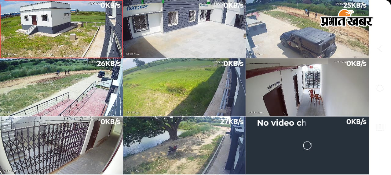 फोटो कैप्सन 1. नवनिर्मित अजगरी पंचायत सरकार भवन का फाइल फोटो फोटो कैप्सन 2. पंचायत सरकार भवन में लगे सीसीटीवी कैमरे का डिस्प्ले | Prabhat Khabar Network