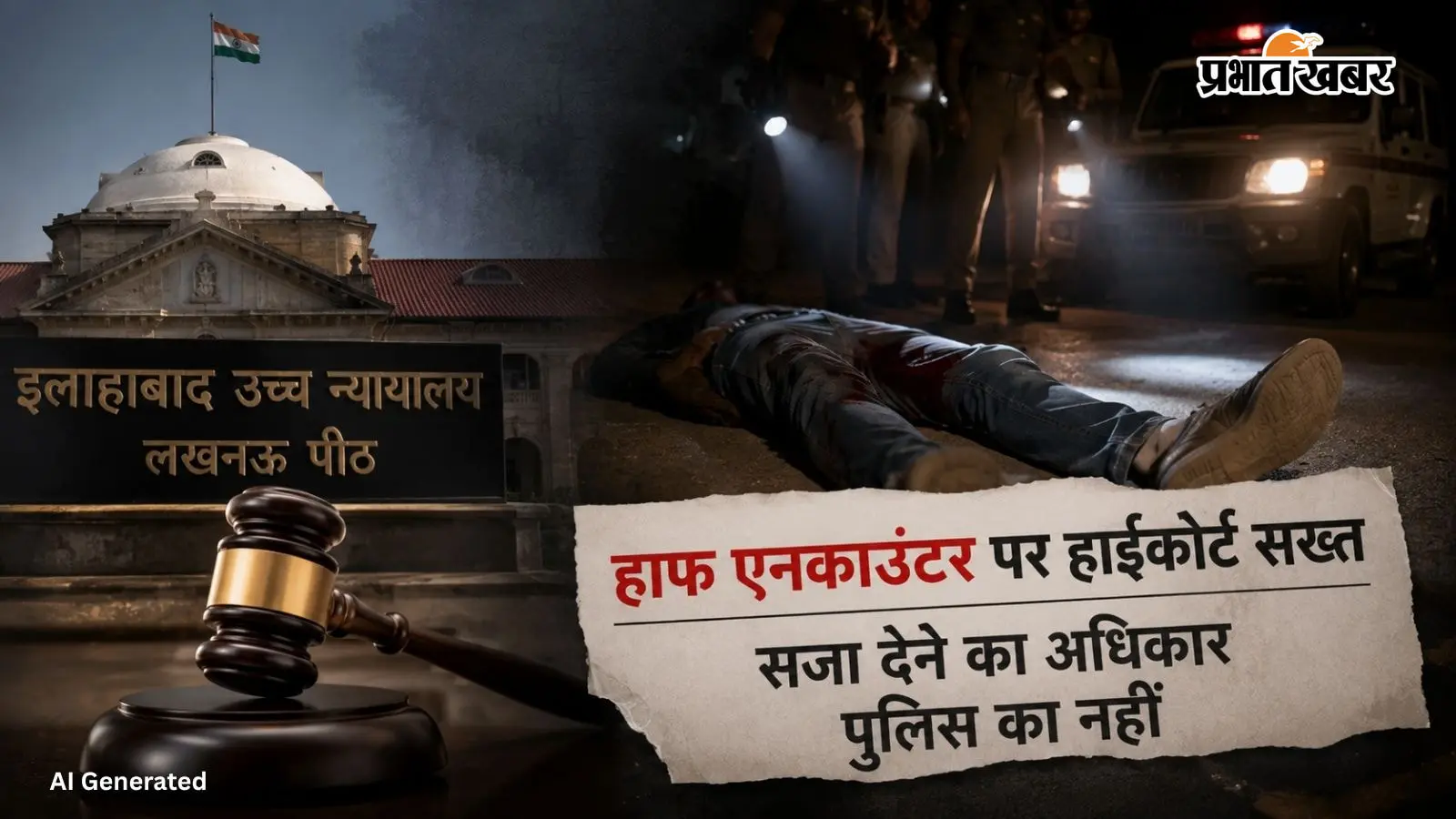"सिर्फ पैर में ही गोली क्यों लगती है?" UP पुलिस के 'हाफ एनकाउंटर' पैटर्न पर हाईकोर्ट सख्त, श्रावस्ती मामले की जांच CBI को सौंपी