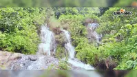 बारिश से निखरी सेवाती घाटी की खूबसूरती, पूरे वेग से बह रहा झरना