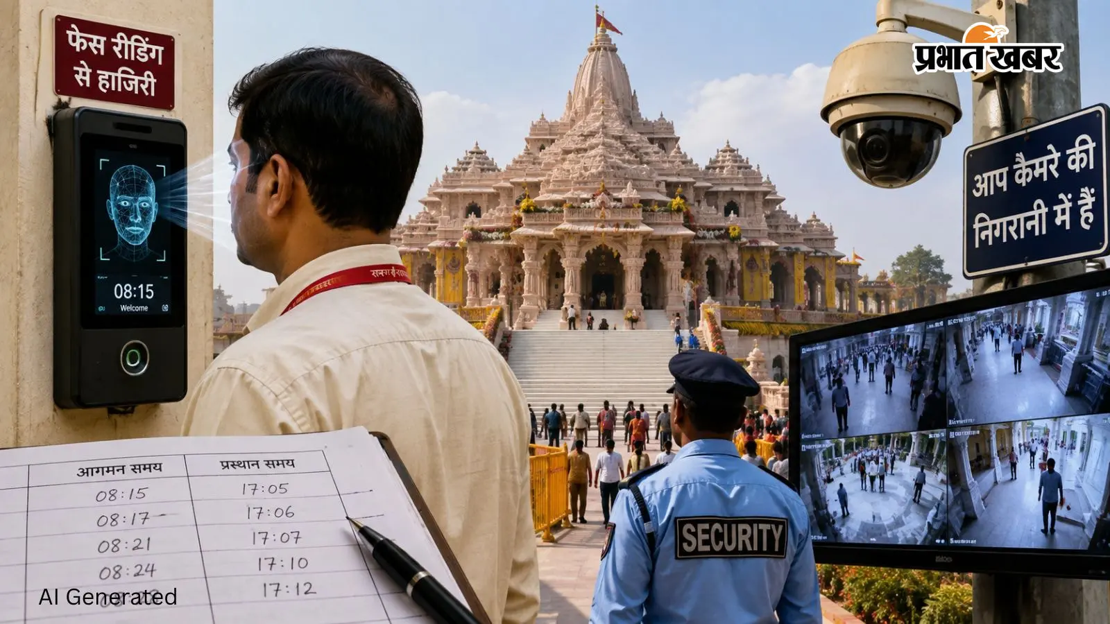 राम मंदिर में चढ़ावा चोरी के बाद बदला पूरा सिस्टम, अब ऐसे होगी कर्मचारियों की एंट्री-एग्जिट की निगरानी