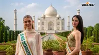 ताजमहल के सामने अचानक पहुंचीं दो 'विश्व सुंदरियां', संगमरमरी हुस्न देख जो कहा… सुनकर होश उड़ जाएंगे