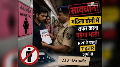 सावधान! महिला बोगी में सफर करना पड़ेगा भारी, RPF ने वसूला 7 हजार का जुर्माना
