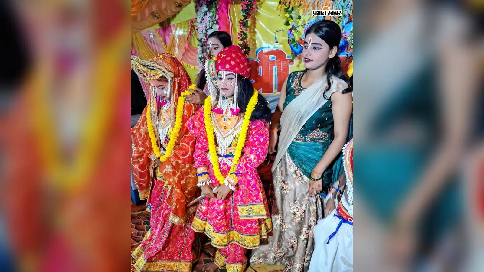 सीवान में अयोध्या से आए कथावाचक बृजमोहन जी महाराज ने सुनाया श्रीकृष्ण-रुक्मणी विवाह का प्रसंग