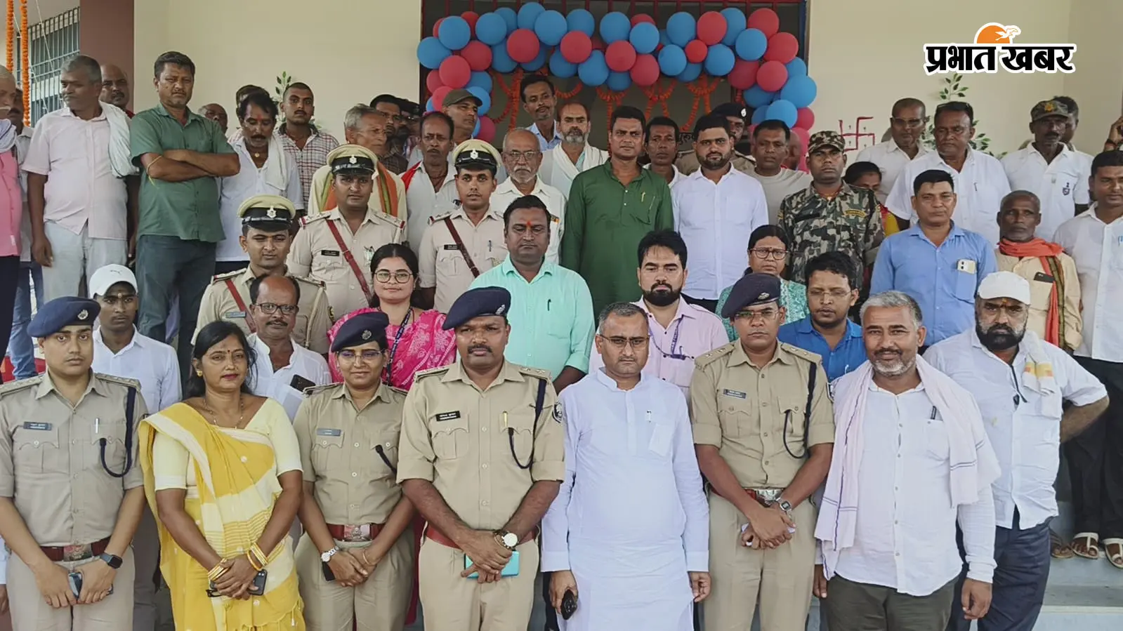 पुराना जर्जर थाना छूटा, नए आदर्श भवन में पहुंची खिरहर पुलिस, गृहप्रवेश पर दिखी भव्यता