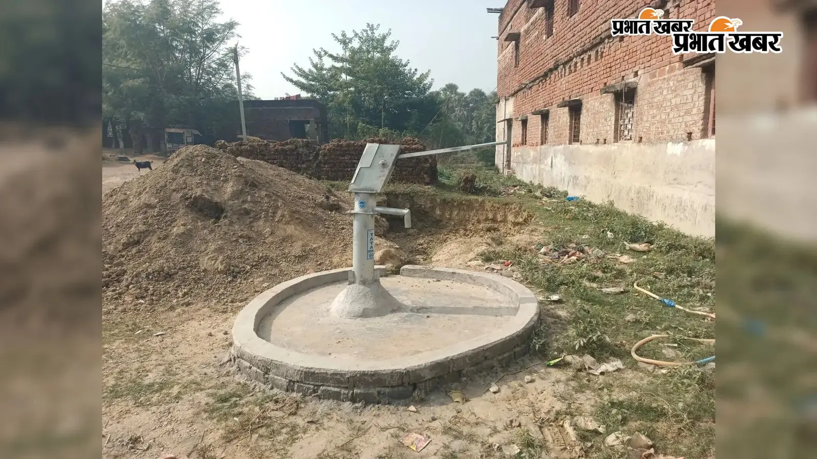 भोजपुर टोला में लगाया गया चापाकल बना शोपीस, ग्रामीणों को एक बूंद पानी भी नहीं मिला