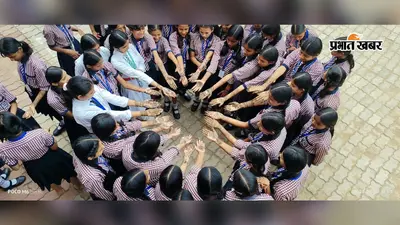 मेहंदी के रंगों में सजी छात्राओं की हथेलियां, प्रतियोगिता में दिखी रचनात्मकता